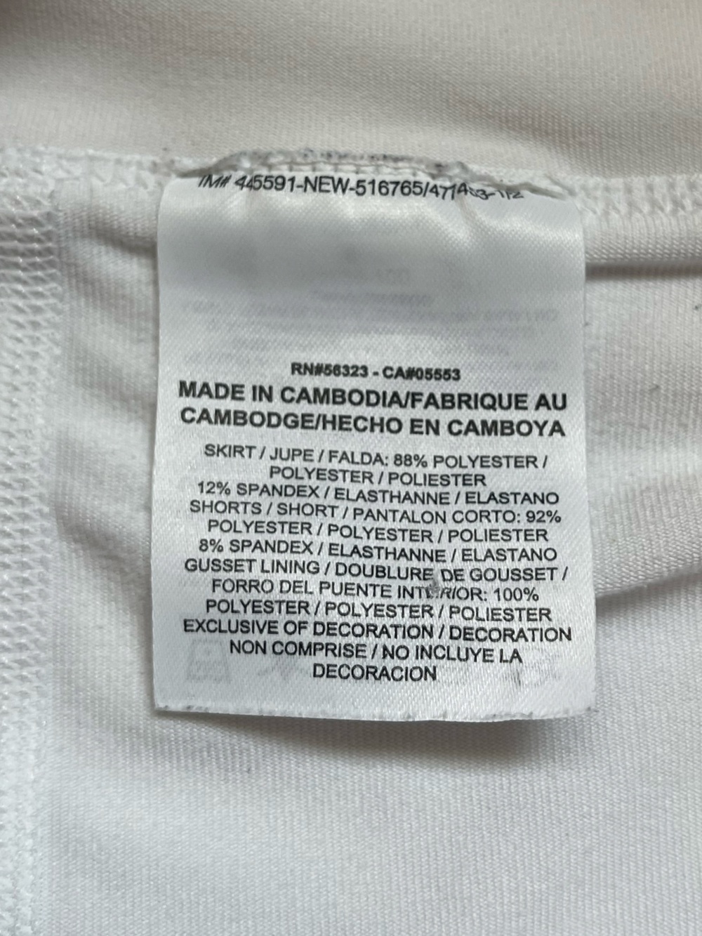 Nike Dri-FIT Tennis Skort Small White Pleated Built-In Shorts - Picture 4 of 10